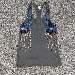 Daytrip sequin tank top